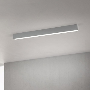 Lustra liniara aplicata/ suspendata LED CCT PALKKI 113cm, argintiu - Img 2