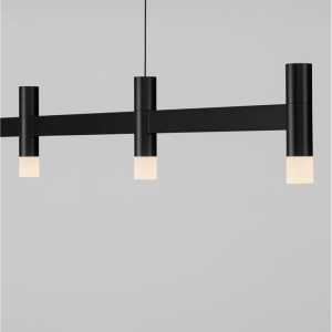 Lustra liniara cu 5 spoturi LED 3000K POETIC negru - Img 5