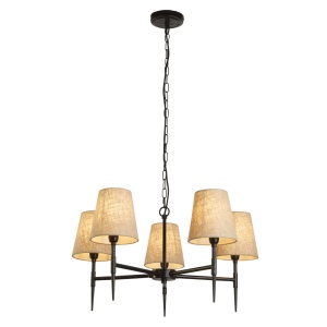 Lustra living sau bucatarie cu 5 brate Gothic 139307 universul-luminii.ro