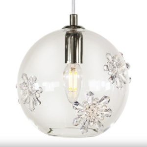 Lustra LUX decorativ fulgi de zapada din cristal SNOWFLAKE 02B 622837 universul-luminii.ro
