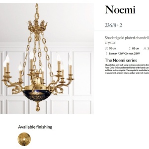 Lustra LUX realizata manual Noemi 144757 universul-luminii.ro