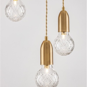 Lustra moderna cu 3 pendule design minimalist VEDA 204207 universul-luminii.ro