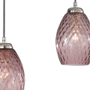 Lustra moderna cu 5 pendule design italian 10008 Amethyst 105747 universul-luminii.ro