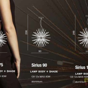 Lustra moderna design deosebit 90cm SIRIUS CH 69287 universul-luminii.ro