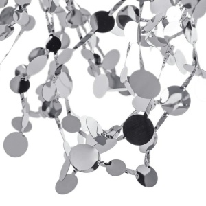 Lustra moderna design deosebit Monede 2 crom 140827 universul-luminii.ro