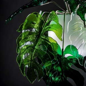 Lustra moderna design frunze MONSTERA DELICIOSA 130217 universul-luminii.ro