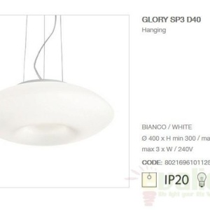 Lustra moderna diametru 40cm, GLORY SP3 D40 101125 52077 universul-luminii.ro