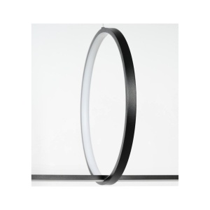 Lustra moderna neagra LED PELLE 3-STEP DIMM - Img 2