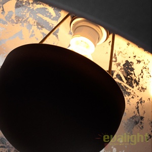 Lustra moderna, Pendul negru/ argintiu diametru 35cm, Studio A-36595 VC 44497 universul-luminii.ro