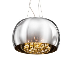 Lustra moderna suspendata design elegant 40cm Burn 174697 universul-luminii.ro