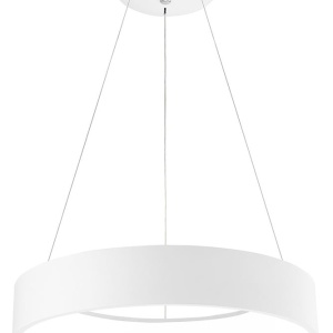 Lustra moderna suspendata LED 3000K 60cm RANDO alb NVL-6167205 82767 universul-luminii.ro