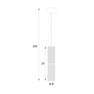 Lustra moderna suspendata LED Love 11W 607807 universul-luminii.ro