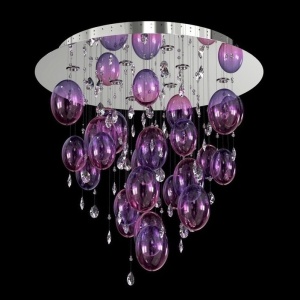 Lustra moderna Vision design LUX Cristal Bohemia Exclusive Dawn 01, 100cm 87197 universul-luminii.ro