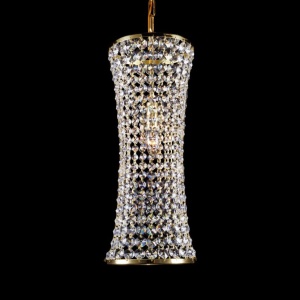 Lustra, Pendul cristal Bohemia, diametru 20cm - Img 1