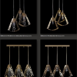 Lustra, Pendul cu model design minimalist SWING 01+Cristal Bohemia Exclusive - Img 5