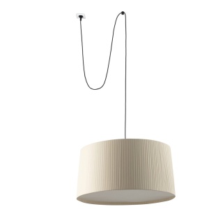 Lustra/Pendul decorativ cu cablu si stecher SAMBA 700 negru/bej