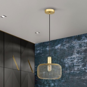 Lustra/pendul design decorativ modern Osiris auriu - Img 4