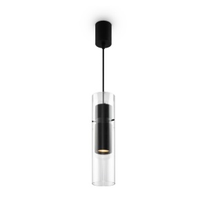 Lustra, Pendul design minimalist modern Dynamics negru - Img 3