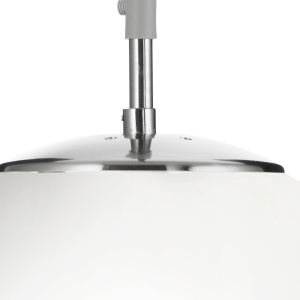 Lustra / Pendul design modern 30cm Atom silver / opal 6077 SRT 46727 universul-luminii.ro