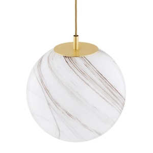 Lustra/Pendul design modern ALMIROS 30cm alama 140287 universul-luminii.ro