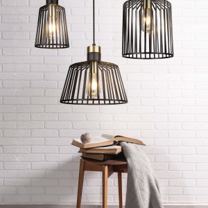 Lustra / Pendul design modern Bird Cage 9412BK SRT 51037 universul-luminii.ro