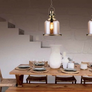 Lustra, Pendul design modern Cingu bronz - Img 2
