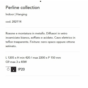 Lustra / Pendul design modern Perline sp3 alama 119207 universul-luminii.ro