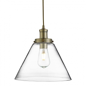 Lustra / Pendul design modern Pyramid alama antic / clar 3228AB SRT - Img 1