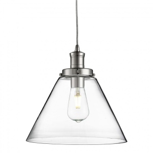 Lustra / Pendul design modern Pyramid crom/clar 3228CC SRT