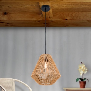 Lustra/Pendul design natural JUNGLE D-31cm 156497 universul-luminii.ro