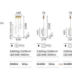Lustra/Pendul LED decorativ Umile-1 sp1 56797 universul-luminii.ro