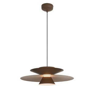 Lustra/Pendul LED design decorativ ESTRELLA cafenie