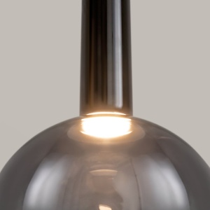 Lustra/Pendul LED design decorativ Nebula 25cm negru 225667 universul-luminii.ro