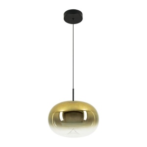 Lustra/Pendul LED design decorativ VITRO auriu/negru - Img 2