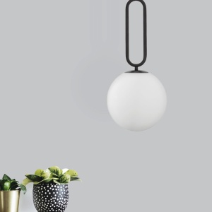 Lustra, Pendul modern Grus Matt Black 20cm 75437 universul-luminii.ro
