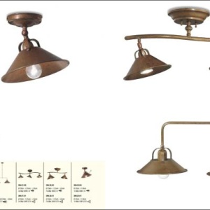 Lustra, Pendul rustic fabricat manual diam. 35cm La Cascina 204.11 - Img 5