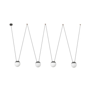 Lustra/Pendul stil minimalist MINE PC SPACE gri 4L