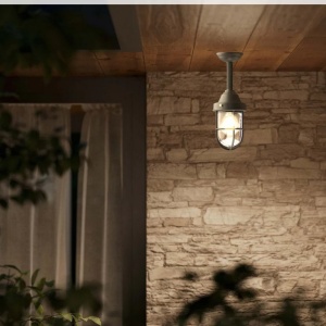 Lustra, Plafoniera exterior design rustic Grid - Img 3