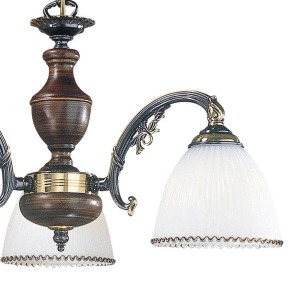 Lustra rustica suspendata cu 3 brate design italian 3800 101767 universul-luminii.ro