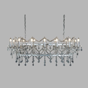 Lustra suspendata cristal design elegant Florence 14L 80614-14CC SRT - Img 2