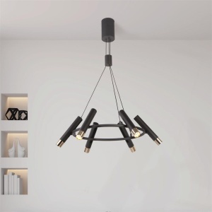 Lustra suspendata cu 6 spoturi LED directionabile Cylinder 111247 universul-luminii.ro