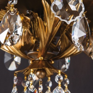 Lustra suspendata de LUX super eleganta Miramare HL 6-1600/1 OR silver-goldOR 47177 universul-luminii.ro