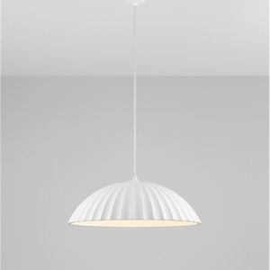 Lustra suspendata design decorativ Ciment, AMMOS alb - Img 4
