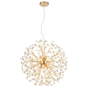 Lustra suspendata design elegant KATRINA 60cm auriu 64135H2 GL 247467 universul-luminii.ro