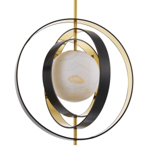 Lustra suspendata design LUX Pearl, auriu 115029 HZ 94827 universul-luminii.ro