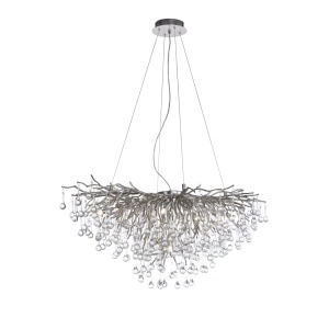 Lustra suspendata design magnific ICICLE crom, 50x100cm