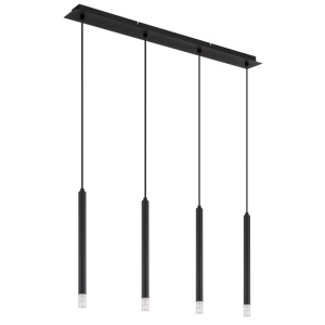 Lustra suspendata design minimalist BLAKE 4L negru - Img 4