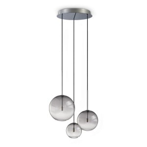 Lustra suspendata design modern EQUINOXE SP3 FUME SFUMATO