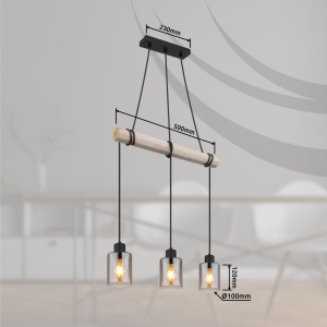 Lustra suspendata design modern HADERA 3L - Img 10