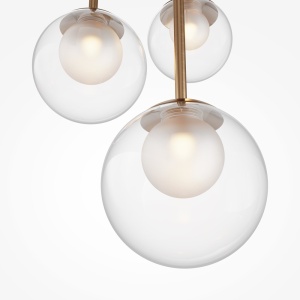 Lustra suspendata design modern minimalist Basic 3L aurie - Img 4